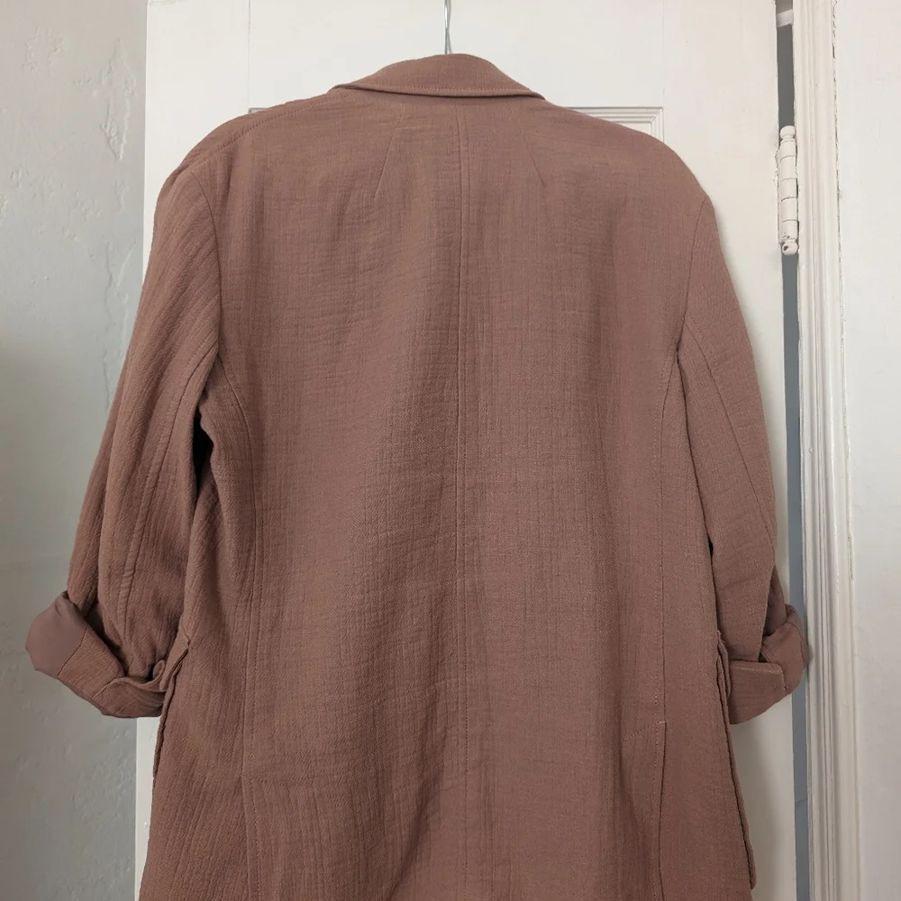 Madewell cotton-linen Larsen Blazer GUC - Picture 4 of 6